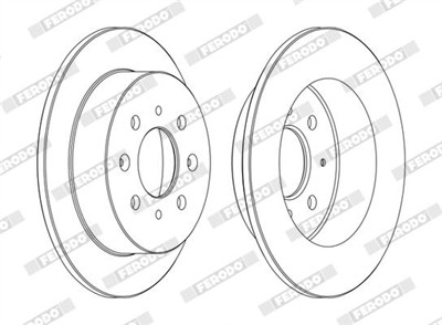 FERODO DDF1358C Číslo výrobce: DDF1358C. EAN: 4044197845163.