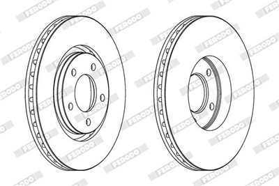 FERODO DDF1372C Číslo výrobce: DDF1372C. EAN: 4044197845484.