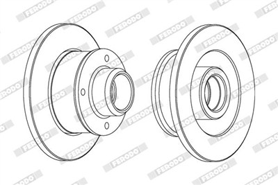 FERODO DDF137C-1 Číslo výrobce: DDF137. EAN: 4044197571680.