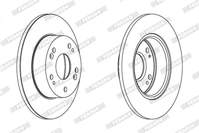 FERODO DDF1390C Číslo výrobce: DDF1390C. EAN: 4044197845460.