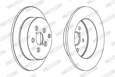 FERODO DDF1406C Číslo výrobce: DDF1406C. EAN: 4044197845477.