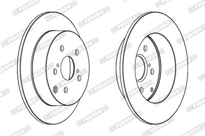 FERODO DDF1419C Číslo výrobce: DDF1419C. EAN: 4044197560370.