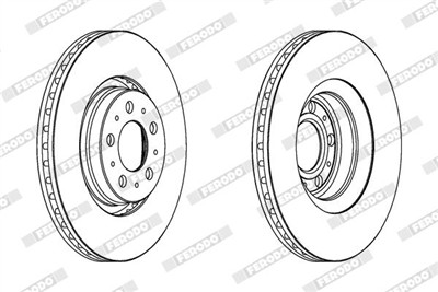 FERODO DDF1426C-1 Číslo výrobce: DDF1426C. EAN: 4044197586523.