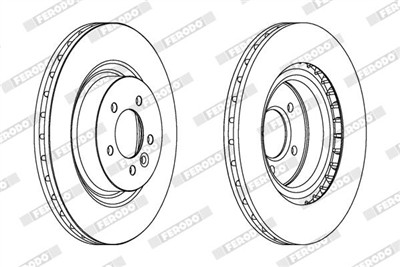FERODO DDF1434C-1 Číslo výrobce: DDF1434. EAN: 4044197972418.