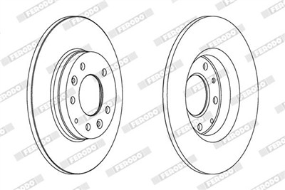 FERODO DDF1500C Číslo výrobce: DDF1500C. EAN: 4044197560400.