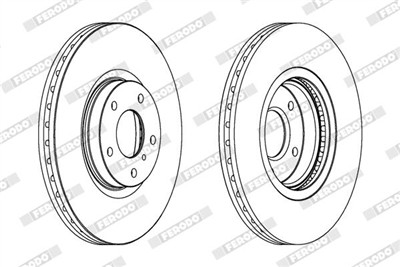 FERODO DDF1505C-1 Číslo výrobce: DDF1505. EAN: 4044197972494.