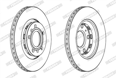 FERODO DDF1526C Číslo výrobce: DDF1526C. EAN: 4044197535590.