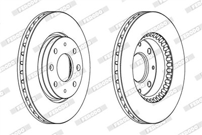 FERODO DDF1528 Číslo výrobce: DDF1528. EAN: 4044197404070.