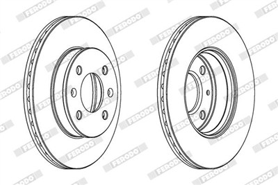 FERODO DDF1529C Číslo výrobce: DDF1529C. EAN: 4044197987269.