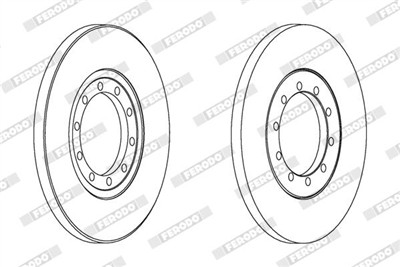 FERODO DDF1537C Číslo výrobce: DDF1537C. EAN: 4044197844999.