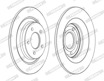 FERODO DDF1547C Číslo výrobce: DDF1547C. EAN: 4044197987313.