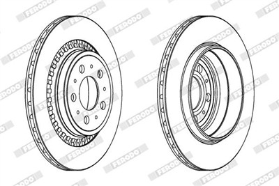 FERODO DDF1551C Číslo výrobce: DDF1551. EAN: 4044197535637.