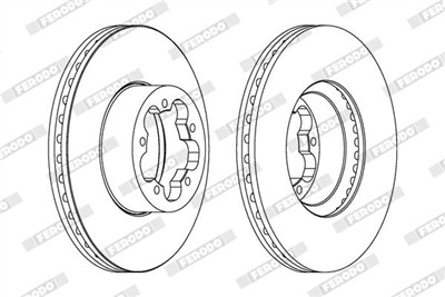 FERODO DDF1554C Číslo výrobce: DDF1554C. EAN: 4044197844975.
