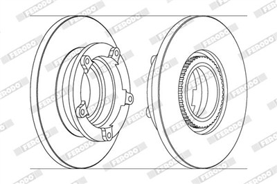 FERODO DDF1573-1 Číslo výrobce: DDF1573. EAN: 4044197587674.