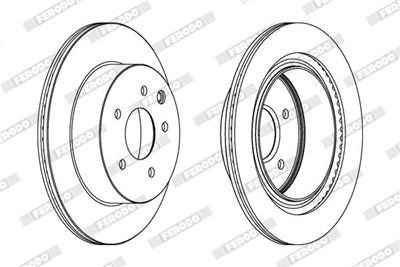 FERODO DDF1579C Číslo výrobce: DDF1579C. EAN: 4044197845231.
