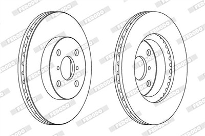 FERODO DDF1587C Číslo výrobce: DDF1587C. EAN: 4044197845361.