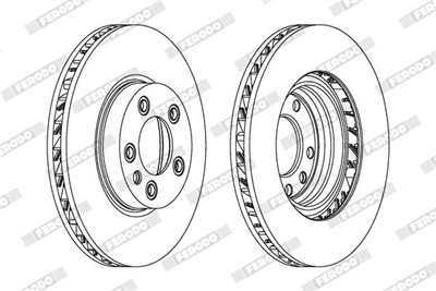 FERODO DDF1591RC-1 Číslo výrobce: DDF1591RC-1. EAN: 4044197625437.