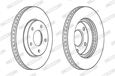 FERODO DDF1599C Číslo výrobce: DDF1599C. EAN: 4044197846139.
