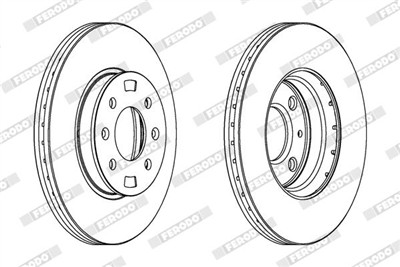FERODO DDF1603C Číslo výrobce: DDF1603C. EAN: 4044197845781.