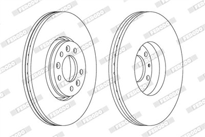 FERODO DDF1615C Číslo výrobce: DDF1615C. EAN: 4044197845279.