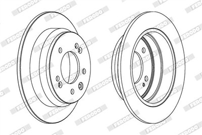 FERODO DDF1618C Číslo výrobce: DDF1618C. EAN: 4044197845156.