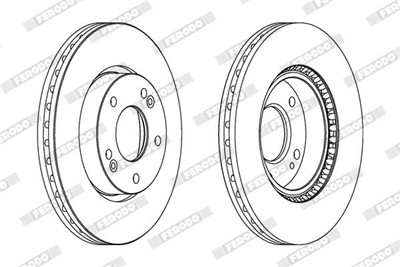 FERODO DDF1619C Číslo výrobce: DDF1619C. EAN: 4060426034023.