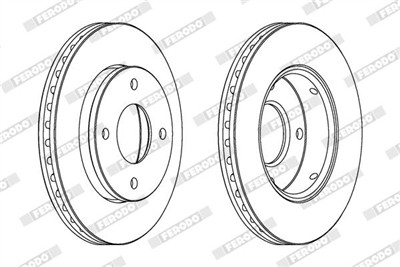 FERODO DDF1621C Číslo výrobce: DDF1621. EAN: 4044197560493.