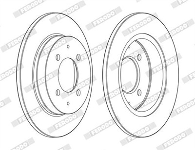 FERODO DDF1622C Číslo výrobce: DDF1622C. EAN: 4044197560509.