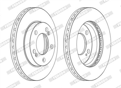 FERODO DDF1627C Číslo výrobce: DDF1627C. EAN: 4044197987436.