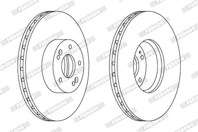 FERODO DDF1631C-1 Číslo výrobce: DDF1631. EAN: 4044197753956.