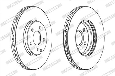 FERODO DDF1638C-1 Číslo výrobce: DDF1638. EAN: 4044197753604.