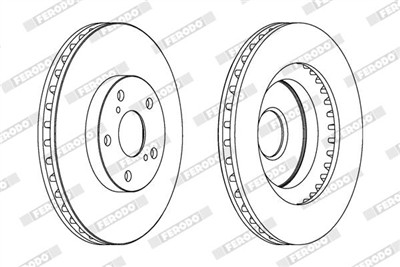 FERODO DDF1646C Číslo výrobce: DDF1646C. EAN: 4044197988341.