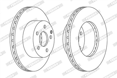 FERODO DDF1668C Číslo výrobce: DDF1668C. EAN: 4044197988372.