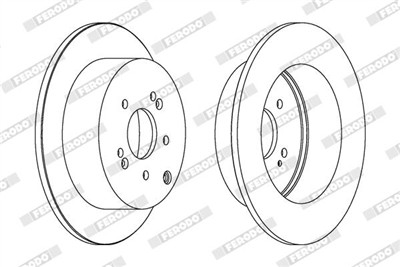 FERODO DDF1671C Číslo výrobce: DDF1671C. EAN: 4044197987542.