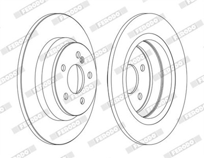 FERODO DDF1675C Číslo výrobce: DDF1675C. EAN: 4060426034054.