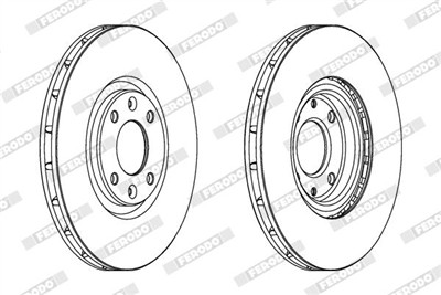 FERODO DDF1676C Číslo výrobce: DDF1676C. EAN: 4044197845941.