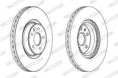 FERODO DDF1680C-1 Číslo výrobce: DDF1680. EAN: 4044197972685.