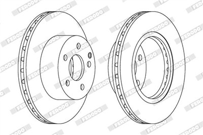 FERODO DDF1688C Číslo výrobce: DDF1688C. EAN: 4044197988389.
