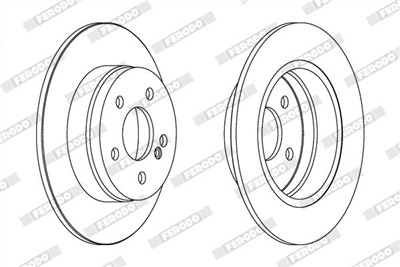 FERODO DDF1689C Číslo výrobce: DDF1689C. EAN: 4044197987597.