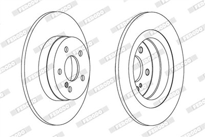 FERODO DDF1691C Číslo výrobce: DDF1691C. EAN: 4044197845798.