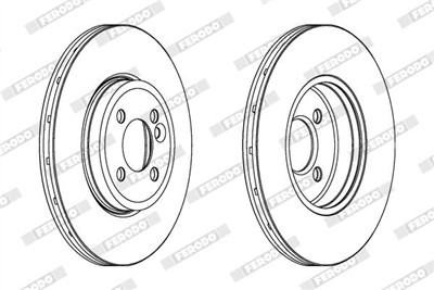 FERODO DDF1711C Číslo výrobce: DDF1711C. EAN: 4060426034092.
