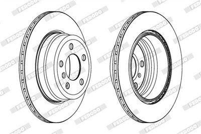 FERODO DDF1715C Číslo výrobce: DDF1715C. EAN: 4044197535804.