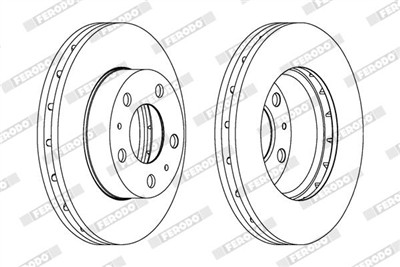 FERODO DDF1718-1 Číslo výrobce: DDF1718. EAN: 4044197589159.