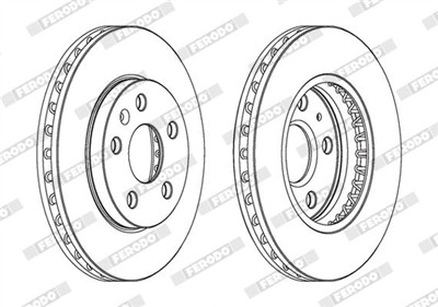 FERODO DDF1721C Číslo výrobce: DDF1721C. EAN: 4044197564408.