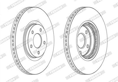 FERODO DDF1724C Číslo výrobce: DDF1724C. EAN: 4044197987672.