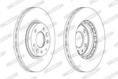 FERODO DDF1739C Číslo výrobce: DDF1739C. EAN: 4044197670406.