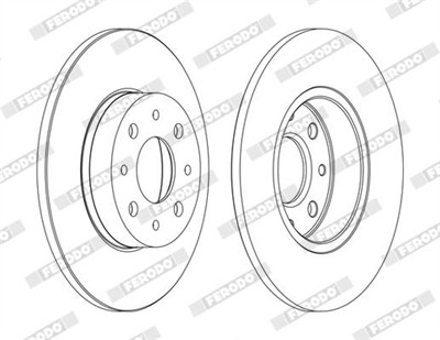 FERODO DDF1741C Číslo výrobce: DDF1741C. EAN: 4044197987719.