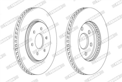FERODO DDF1761C Číslo výrobce: DDF1761C. EAN: 4044197670413.