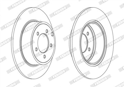 FERODO DDF1763C Číslo výrobce: DDF1763C. EAN: 4044197987764.