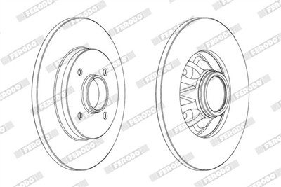 FERODO DDF1791C-1 Číslo výrobce: DDF1791. EAN: 4044197686902.